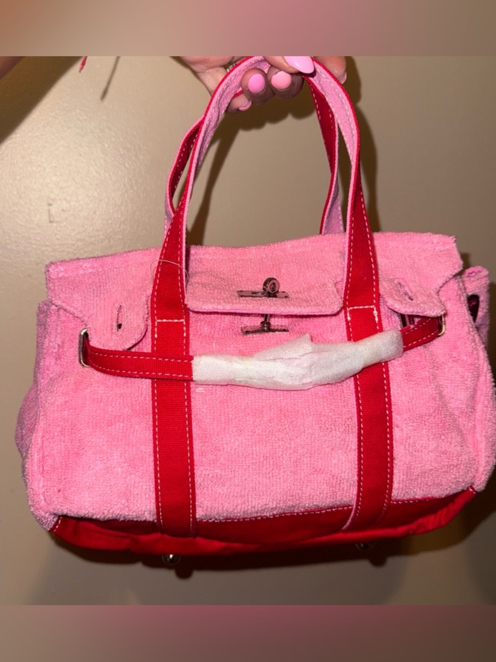 Sunwin Pink & Red Boatkin Mini Tote